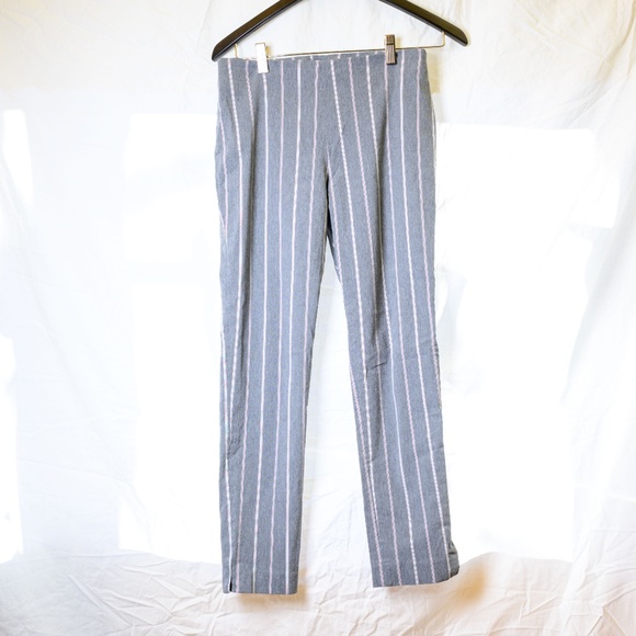 Calvin Klein Gray Pin-Stripe Dress/tuxedo Light-Pink Pin-Stripe Stretch Pants - Picture 1 of 4